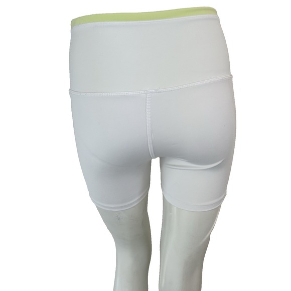 Wildfox Hike Bike Short Size Medium Colorblock White Pastel High Rise 3" EUC - Picture 4 of 8